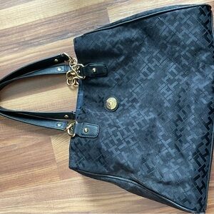 Black Designer Tote Bag